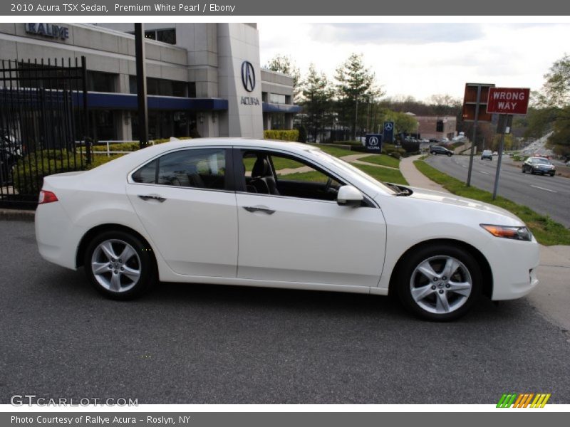 Premium White Pearl / Ebony 2010 Acura TSX Sedan