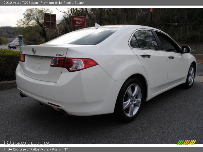 Premium White Pearl / Ebony 2010 Acura TSX Sedan