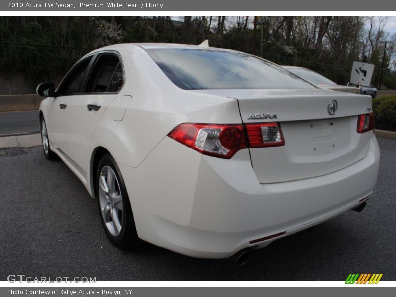 Premium White Pearl / Ebony 2010 Acura TSX Sedan