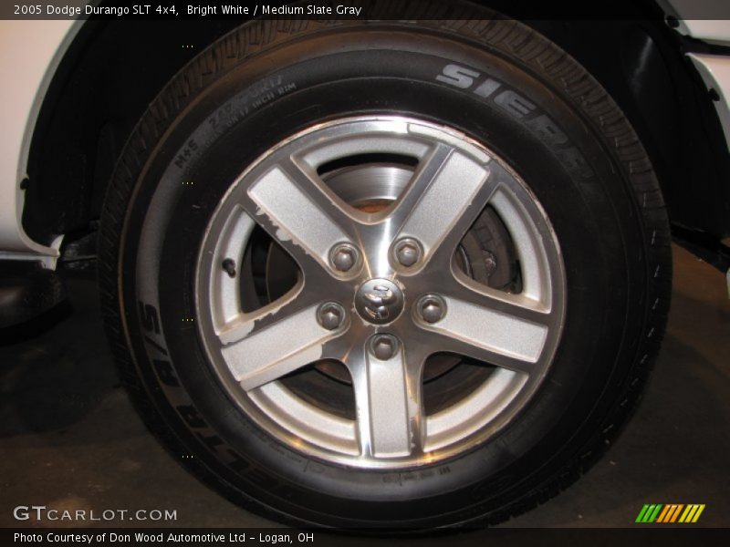 Bright White / Medium Slate Gray 2005 Dodge Durango SLT 4x4