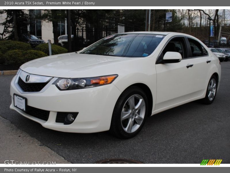 Premium White Pearl / Ebony 2010 Acura TSX Sedan
