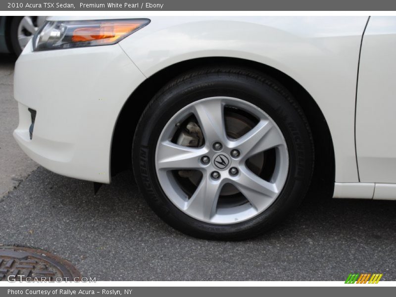 Premium White Pearl / Ebony 2010 Acura TSX Sedan