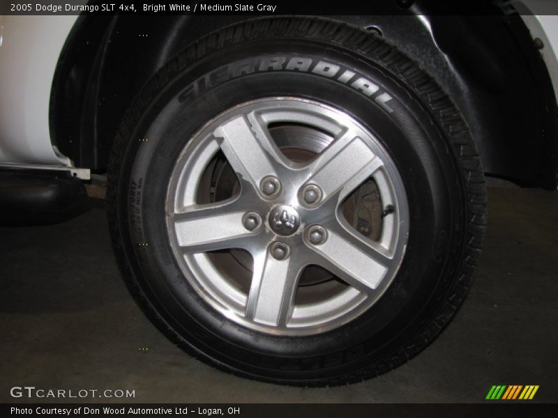 Bright White / Medium Slate Gray 2005 Dodge Durango SLT 4x4