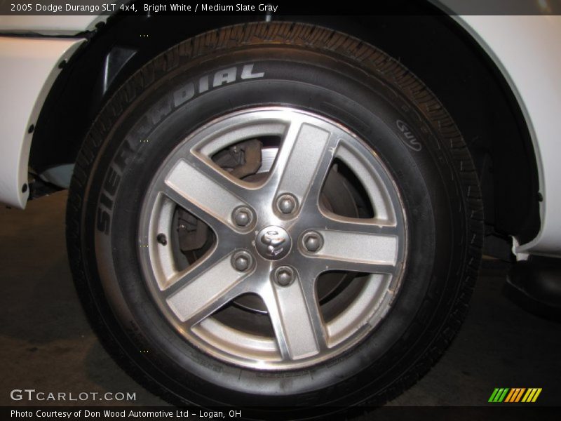 Bright White / Medium Slate Gray 2005 Dodge Durango SLT 4x4