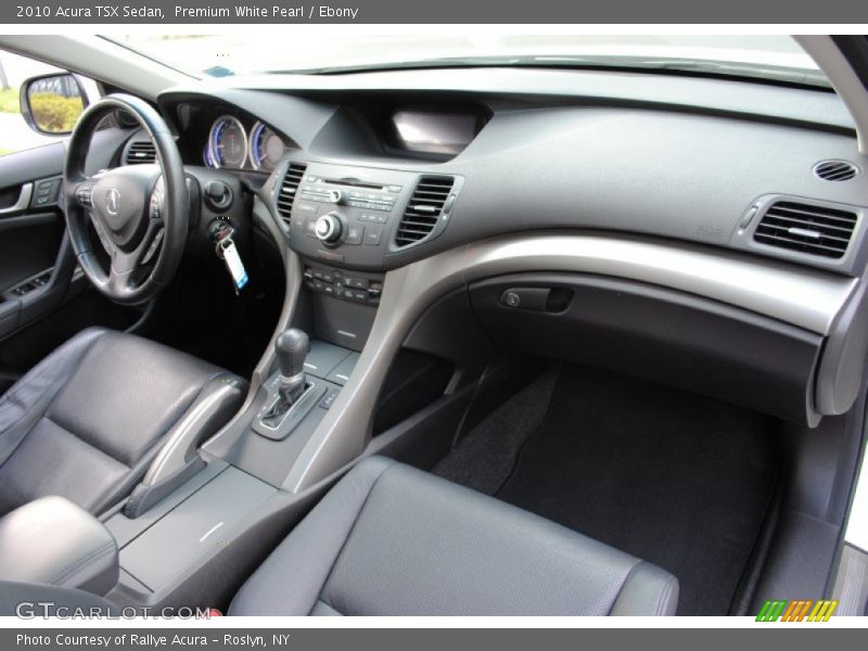 Premium White Pearl / Ebony 2010 Acura TSX Sedan