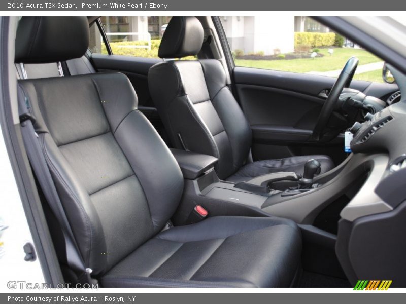 Premium White Pearl / Ebony 2010 Acura TSX Sedan