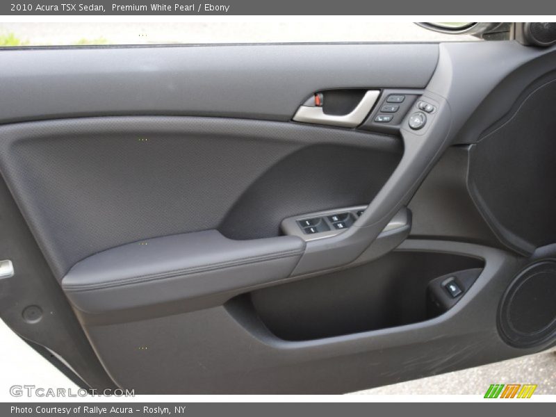 Premium White Pearl / Ebony 2010 Acura TSX Sedan