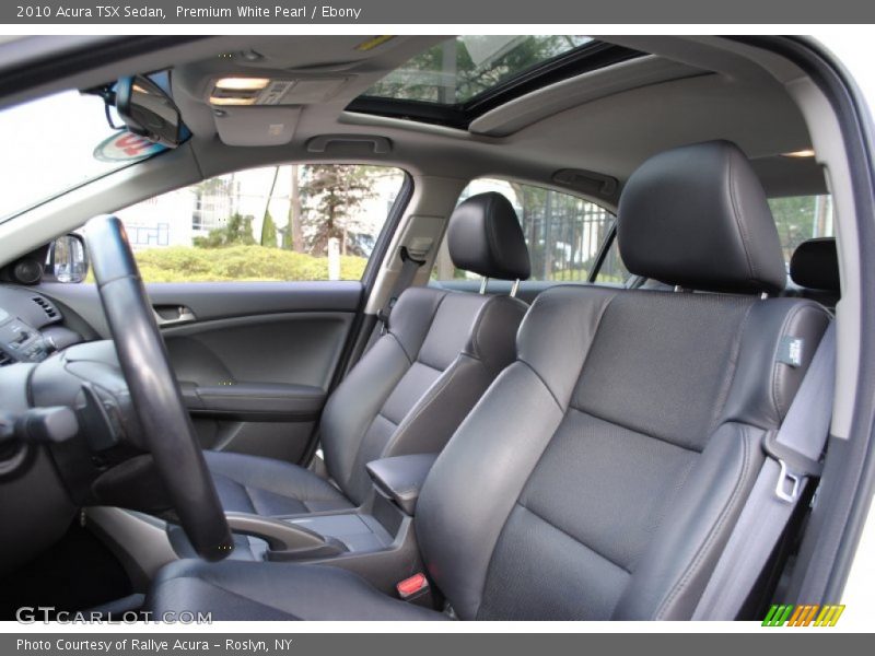 Premium White Pearl / Ebony 2010 Acura TSX Sedan