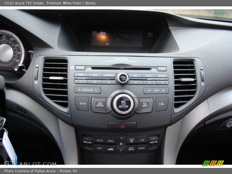 Premium White Pearl / Ebony 2010 Acura TSX Sedan
