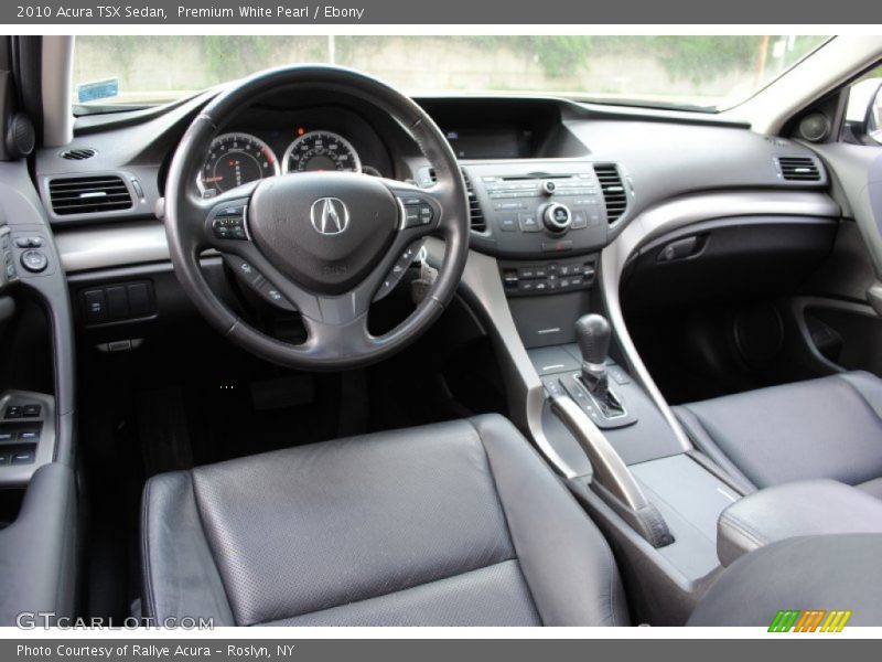 Premium White Pearl / Ebony 2010 Acura TSX Sedan