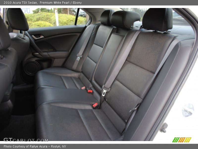 Premium White Pearl / Ebony 2010 Acura TSX Sedan