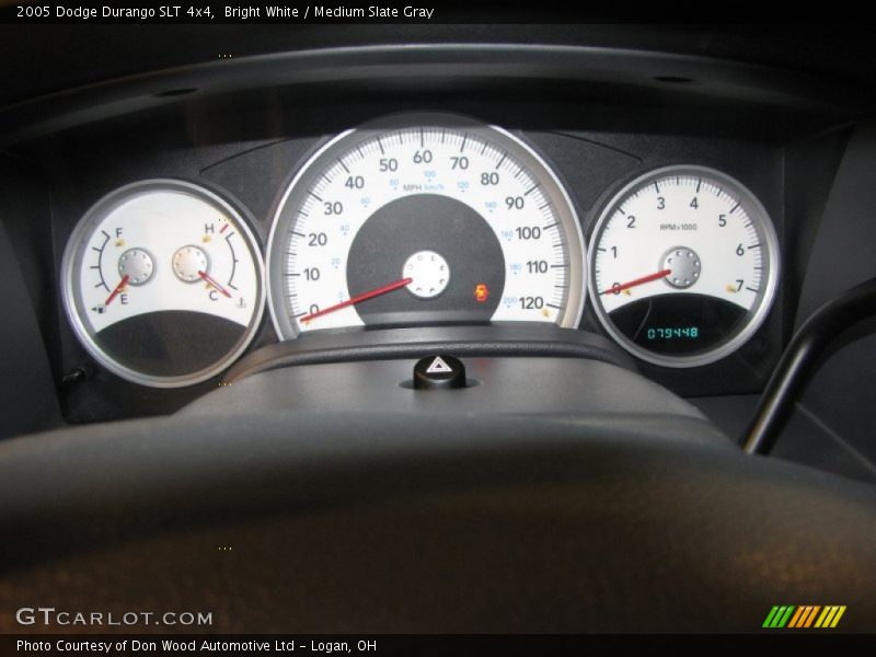 Bright White / Medium Slate Gray 2005 Dodge Durango SLT 4x4