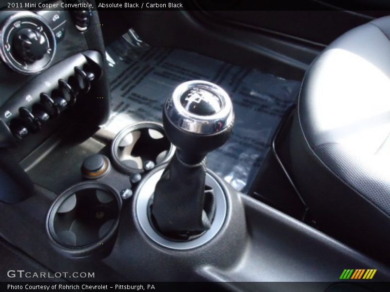 Absolute Black / Carbon Black 2011 Mini Cooper Convertible