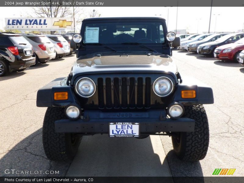 Black / Dark Slate Gray 2004 Jeep Wrangler Sport 4x4