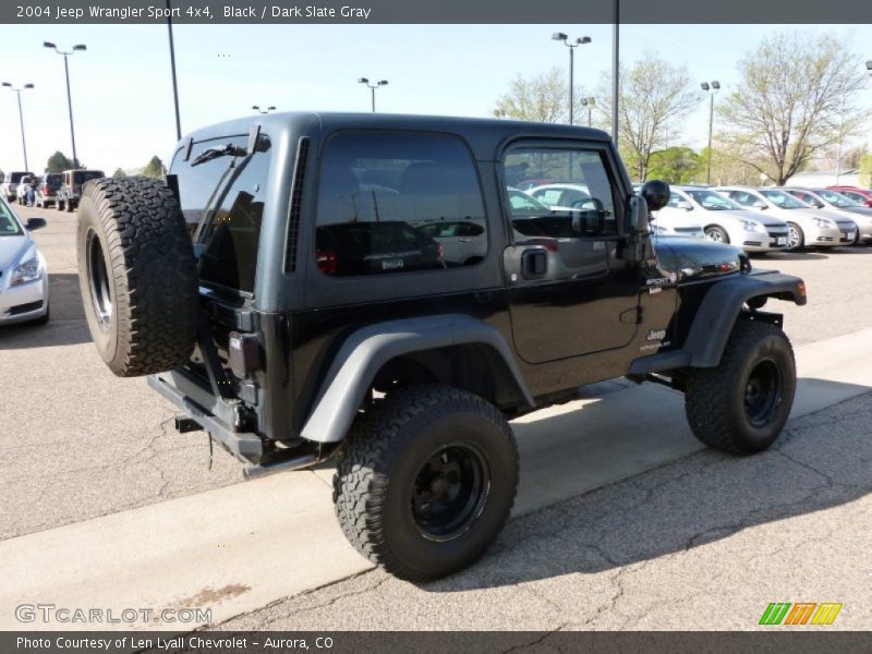 Black / Dark Slate Gray 2004 Jeep Wrangler Sport 4x4