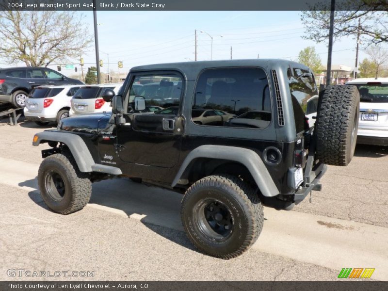Black / Dark Slate Gray 2004 Jeep Wrangler Sport 4x4
