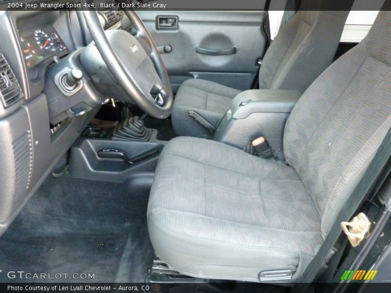 Black / Dark Slate Gray 2004 Jeep Wrangler Sport 4x4