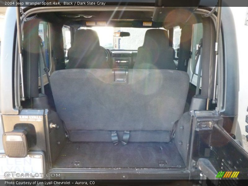 Black / Dark Slate Gray 2004 Jeep Wrangler Sport 4x4