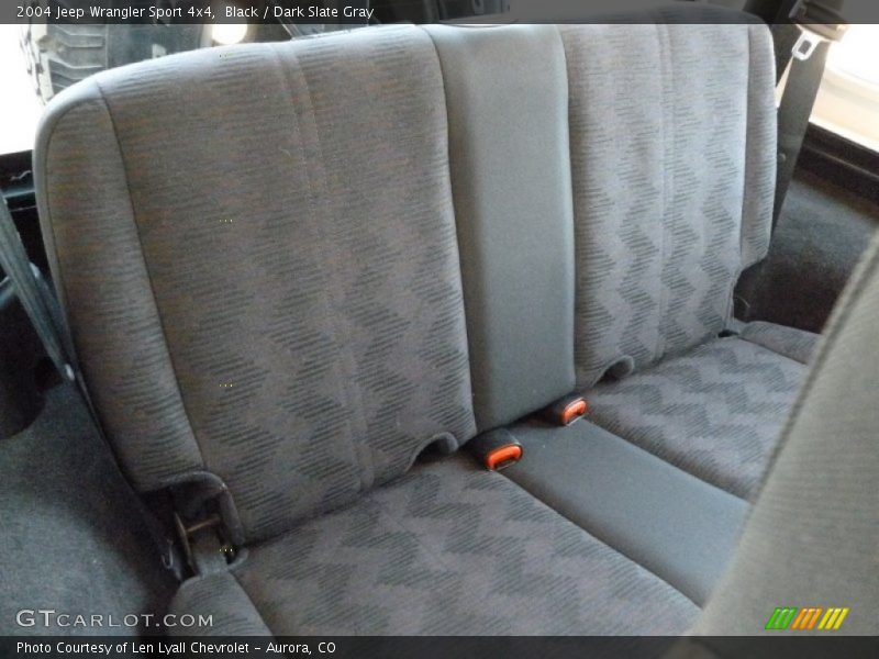 Black / Dark Slate Gray 2004 Jeep Wrangler Sport 4x4