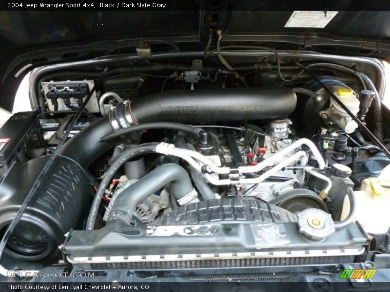 Black / Dark Slate Gray 2004 Jeep Wrangler Sport 4x4