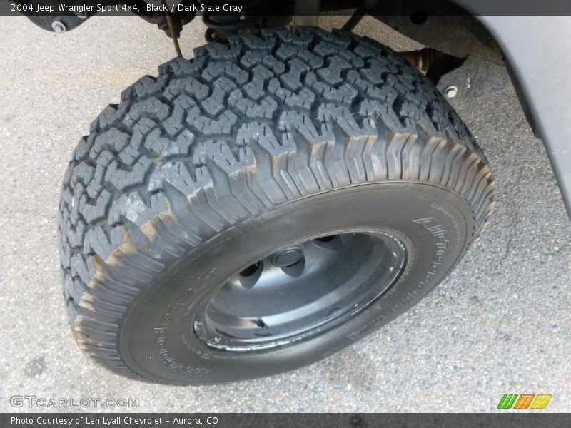 Black / Dark Slate Gray 2004 Jeep Wrangler Sport 4x4