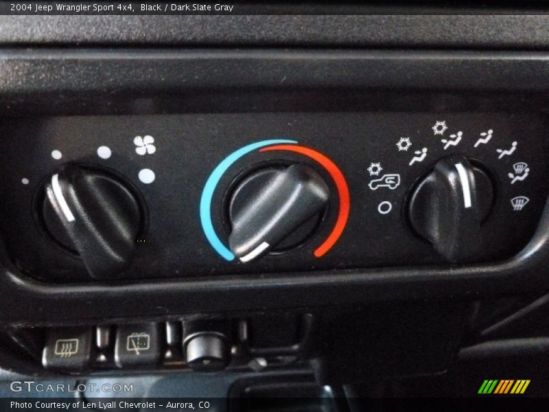 Black / Dark Slate Gray 2004 Jeep Wrangler Sport 4x4