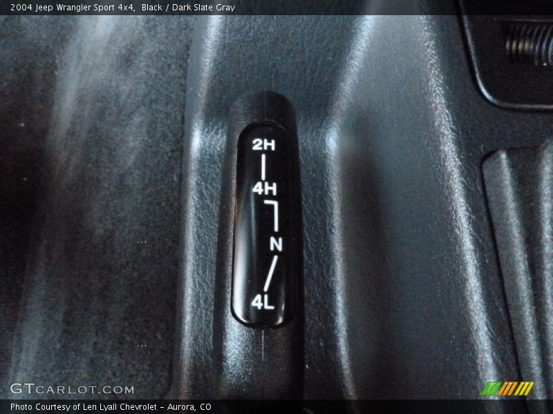 Black / Dark Slate Gray 2004 Jeep Wrangler Sport 4x4
