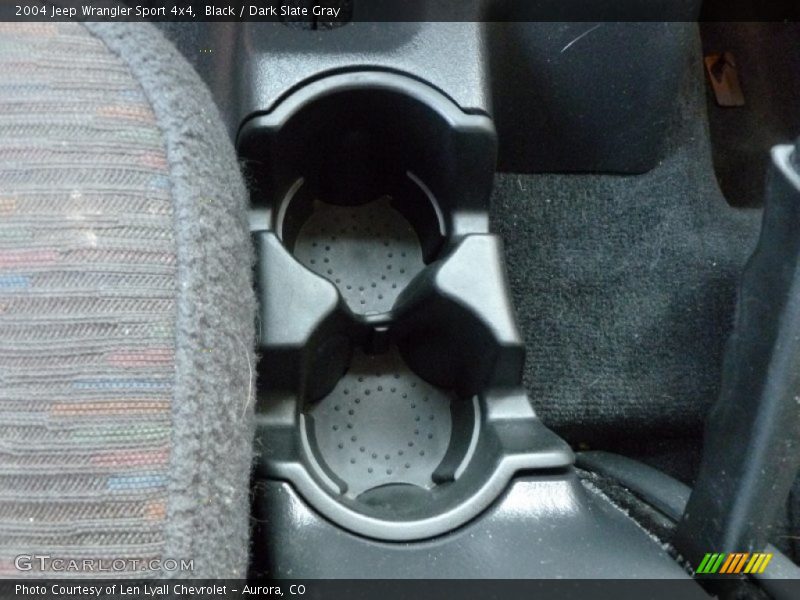 Black / Dark Slate Gray 2004 Jeep Wrangler Sport 4x4