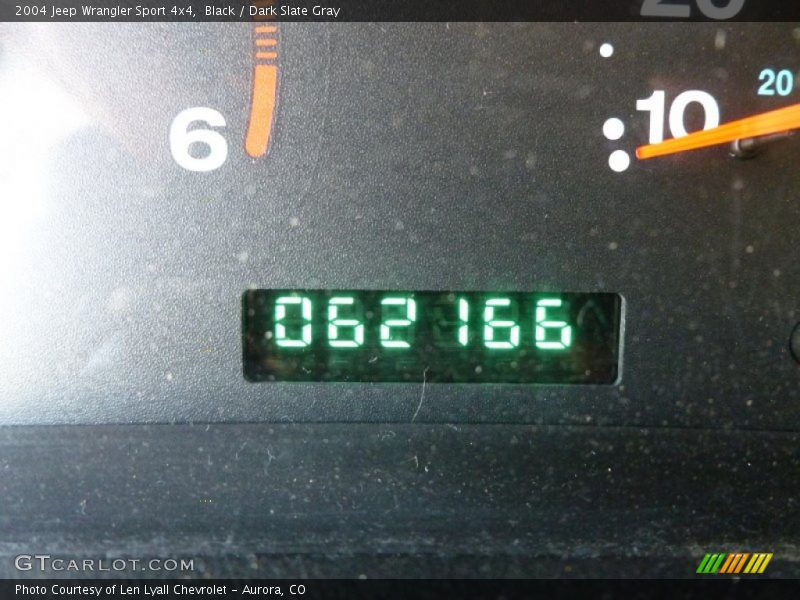 Black / Dark Slate Gray 2004 Jeep Wrangler Sport 4x4