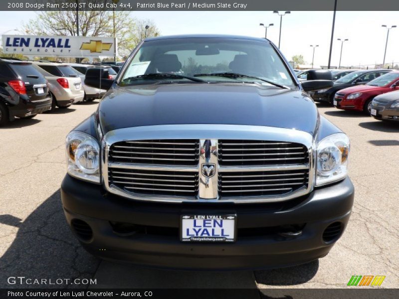 Patriot Blue Pearl / Medium Slate Gray 2008 Dodge Ram 2500 ST Quad Cab 4x4