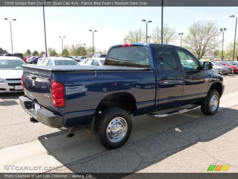 Patriot Blue Pearl / Medium Slate Gray 2008 Dodge Ram 2500 ST Quad Cab 4x4