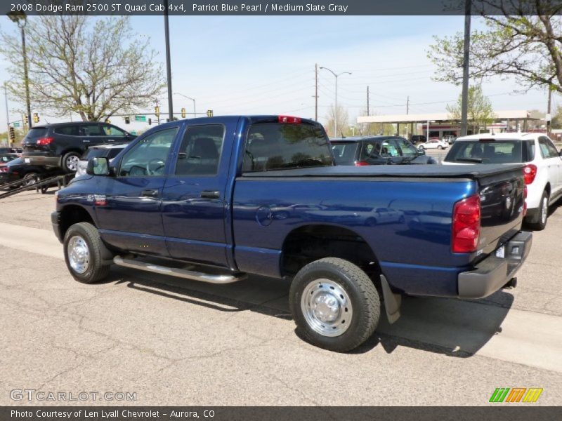 Patriot Blue Pearl / Medium Slate Gray 2008 Dodge Ram 2500 ST Quad Cab 4x4