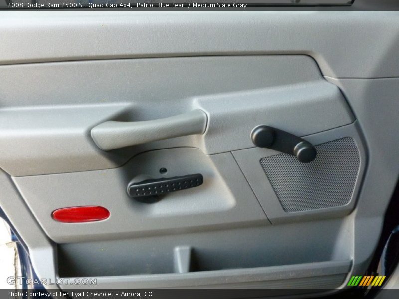 Patriot Blue Pearl / Medium Slate Gray 2008 Dodge Ram 2500 ST Quad Cab 4x4