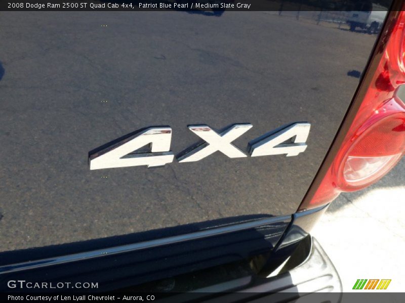 Patriot Blue Pearl / Medium Slate Gray 2008 Dodge Ram 2500 ST Quad Cab 4x4