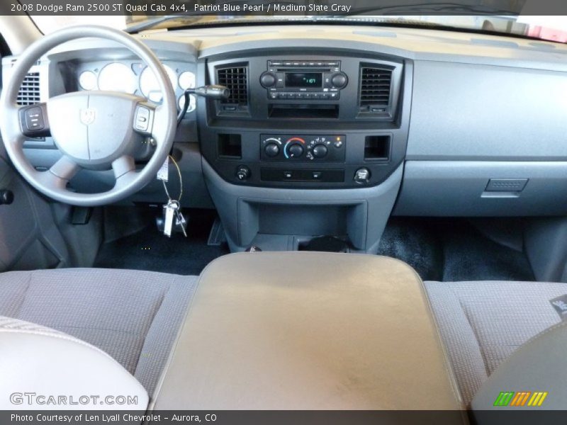Patriot Blue Pearl / Medium Slate Gray 2008 Dodge Ram 2500 ST Quad Cab 4x4