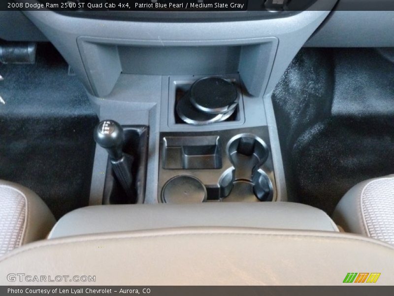 Patriot Blue Pearl / Medium Slate Gray 2008 Dodge Ram 2500 ST Quad Cab 4x4