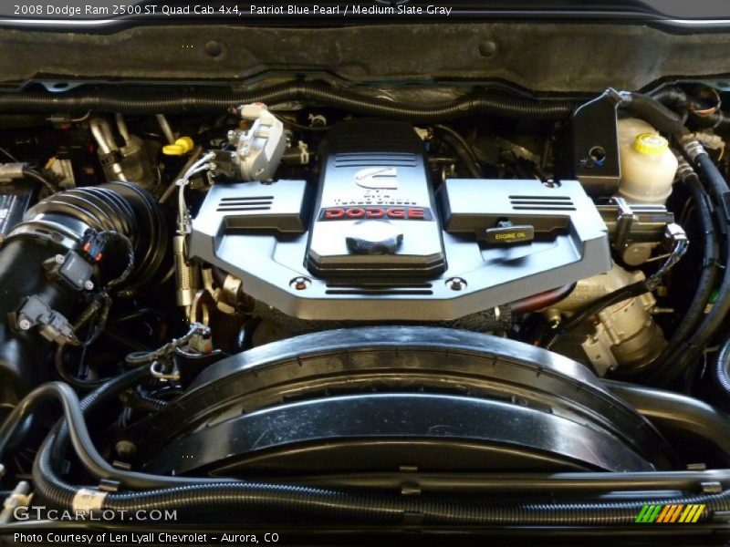 Patriot Blue Pearl / Medium Slate Gray 2008 Dodge Ram 2500 ST Quad Cab 4x4