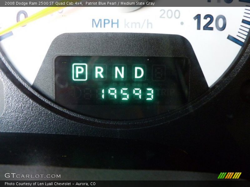 Patriot Blue Pearl / Medium Slate Gray 2008 Dodge Ram 2500 ST Quad Cab 4x4