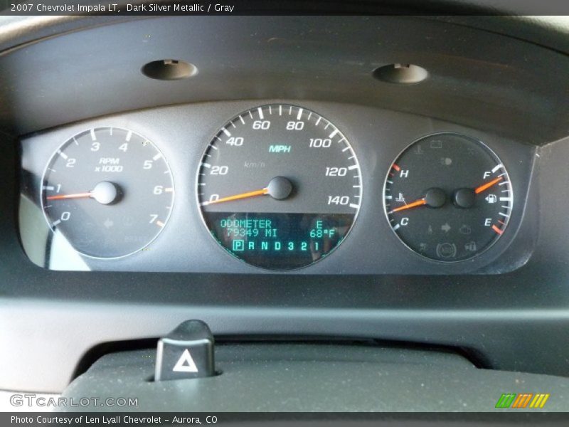 Dark Silver Metallic / Gray 2007 Chevrolet Impala LT