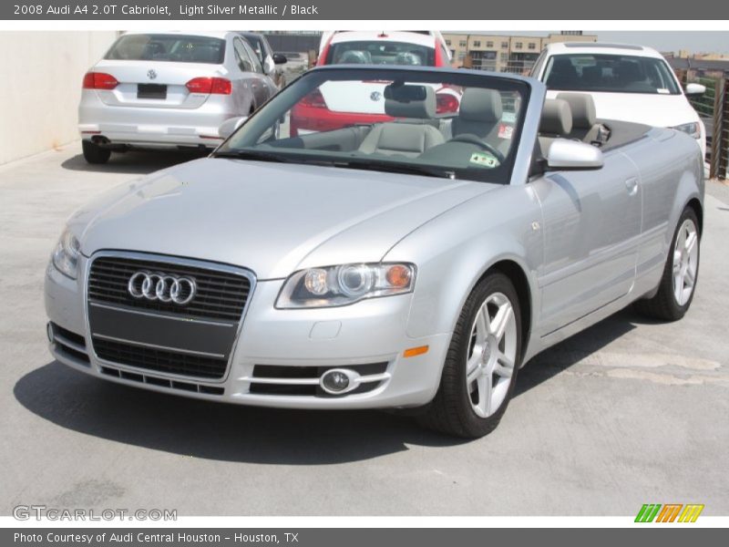 Light Silver Metallic / Black 2008 Audi A4 2.0T Cabriolet