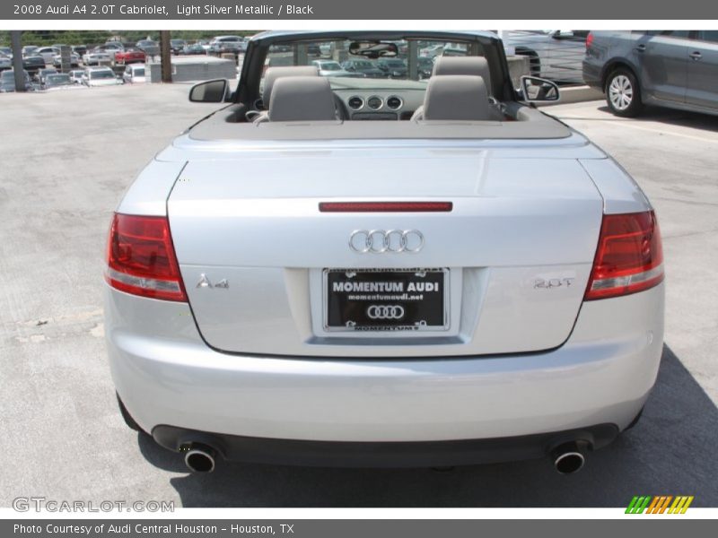 Light Silver Metallic / Black 2008 Audi A4 2.0T Cabriolet