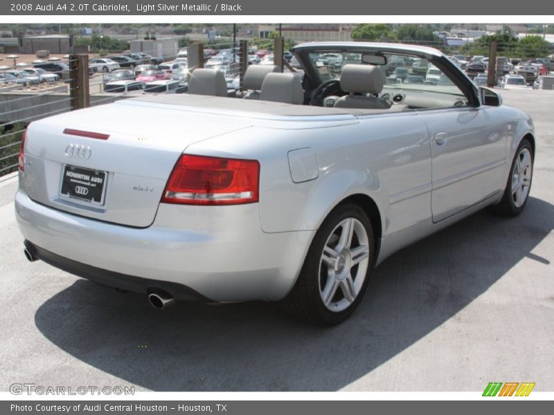 Light Silver Metallic / Black 2008 Audi A4 2.0T Cabriolet