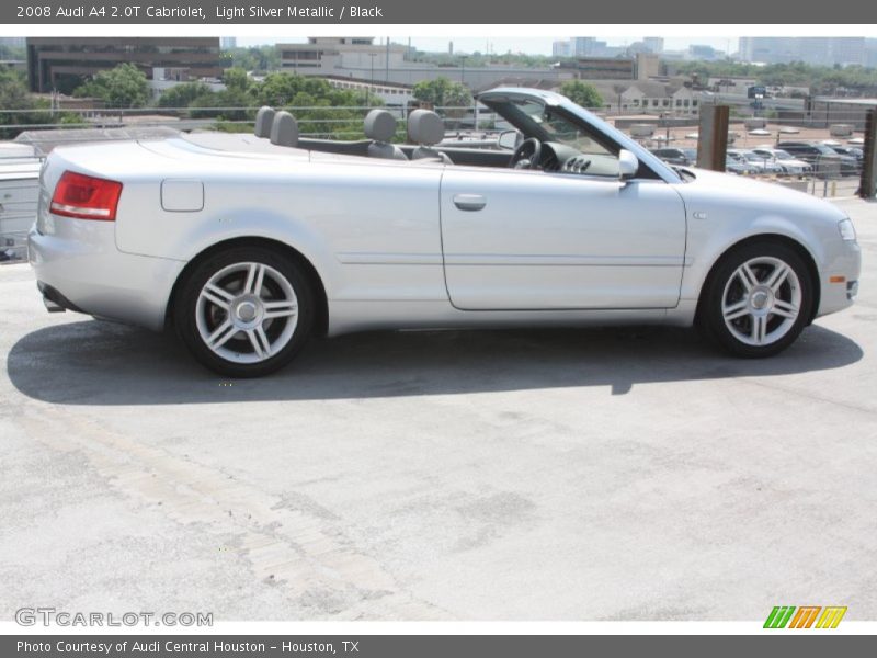 Light Silver Metallic / Black 2008 Audi A4 2.0T Cabriolet