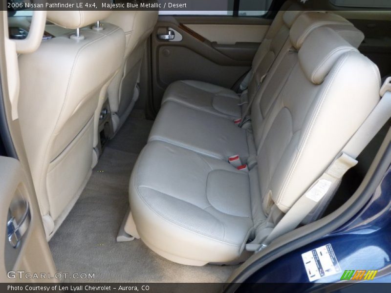 Majestic Blue Metallic / Desert 2006 Nissan Pathfinder LE 4x4
