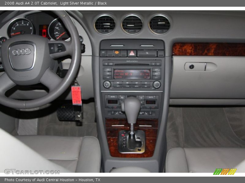 Light Silver Metallic / Black 2008 Audi A4 2.0T Cabriolet