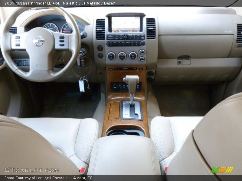 Majestic Blue Metallic / Desert 2006 Nissan Pathfinder LE 4x4