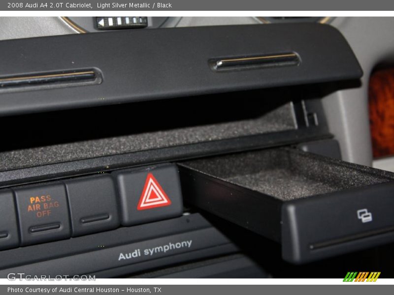 Light Silver Metallic / Black 2008 Audi A4 2.0T Cabriolet