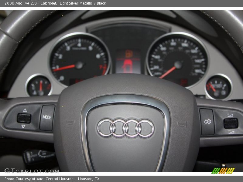 Light Silver Metallic / Black 2008 Audi A4 2.0T Cabriolet