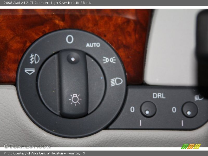 Light Silver Metallic / Black 2008 Audi A4 2.0T Cabriolet