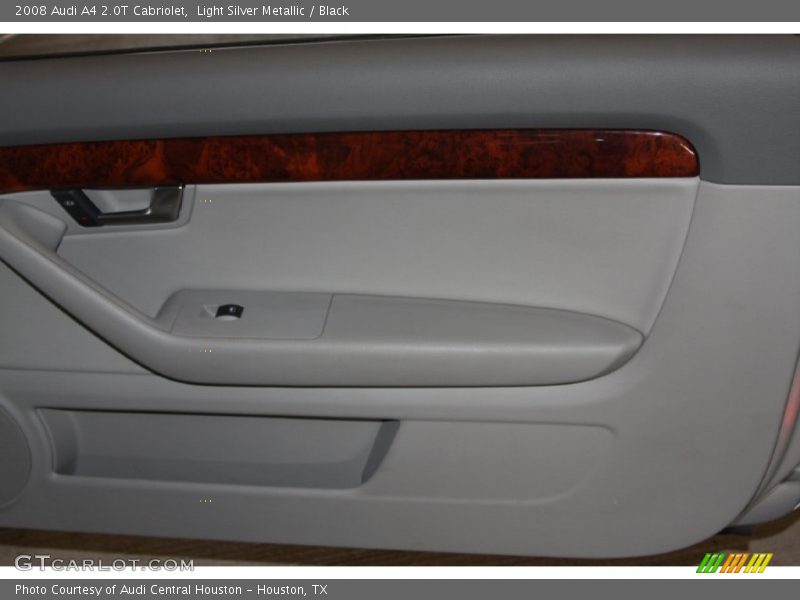 Light Silver Metallic / Black 2008 Audi A4 2.0T Cabriolet